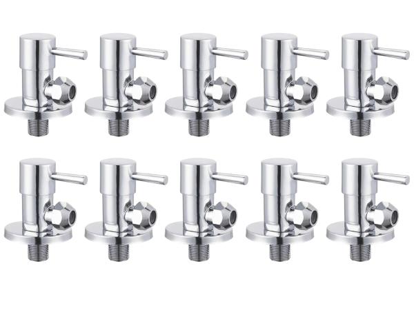 10x Alterna hoekstopkraan Piccolo chroom