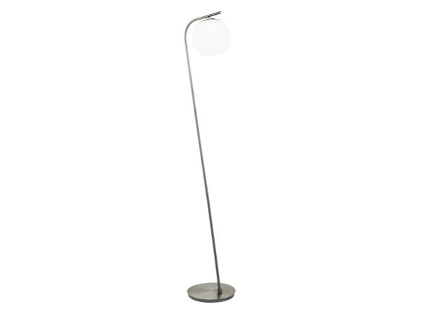 EGLO Terriente staande lamp staal/witglas H1500mm