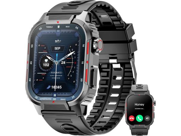 Smartwatch - 2 Inch - 100+ sportmodus - hartslagmeter