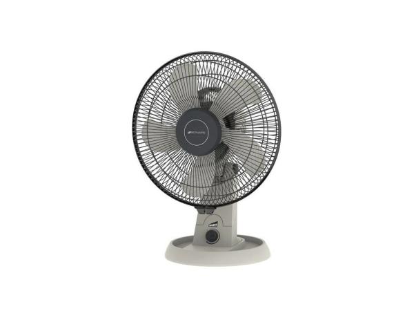2x Bionaire High Performance Desk Fan, Silver