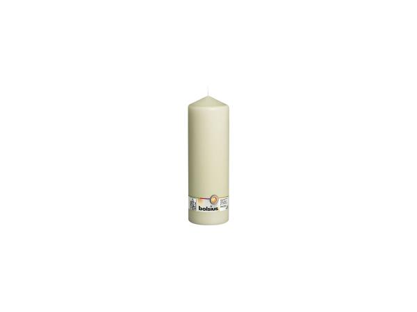 2x Bolsius Stompkaars Cello XXL Ivoor - 30 cm / ø 10 cm