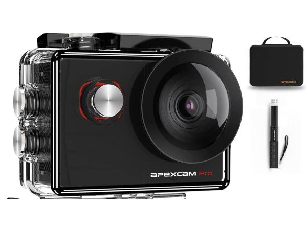 3x Apexcam M90 Pro  4K 30fps Waterproof  en Accessories Kit