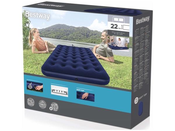 BESTWAY - Luchtmatras - 191 x 137 x 22 cm.