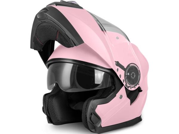 Vinz Santos systeemhelm Roze (Maat Xs)