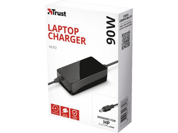 Trust Nexo 90W Laptop Adapter HP 4.5mm