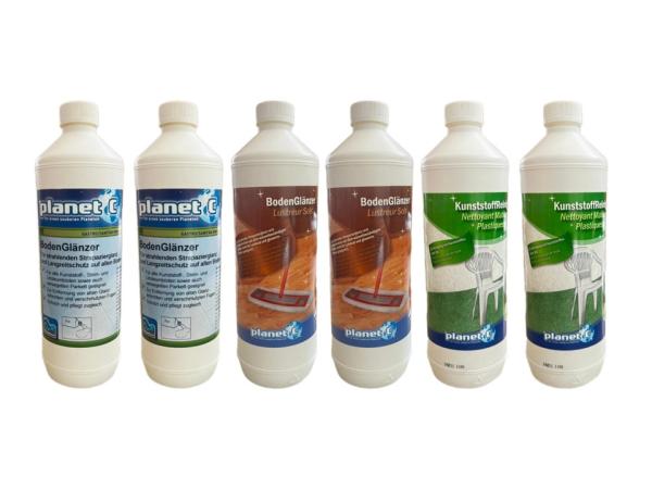 Planet C Schoonmaakmiddel - Mixpartij 6x 1L