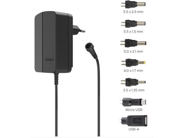 Hama Universele sch. netadapter, instelbaar
