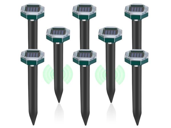 Ultrasoon mollenverjager, slangenverjager op zonne-energie
