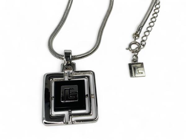 Balmain 925 Zilveren Ketting | Geometrische Hanger