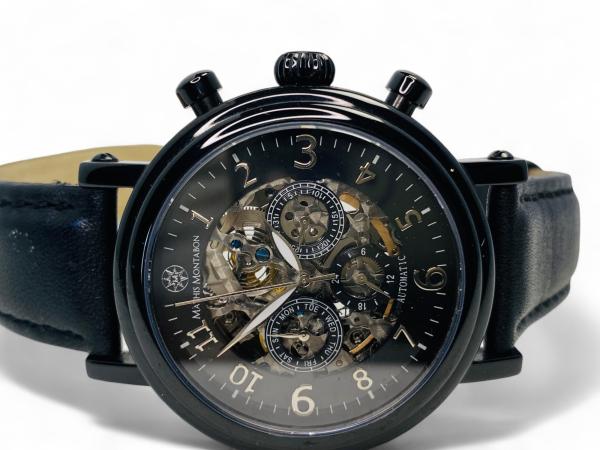 Mathis Montabon MM-15 Automatisch Skeleton Horloge | Zwart