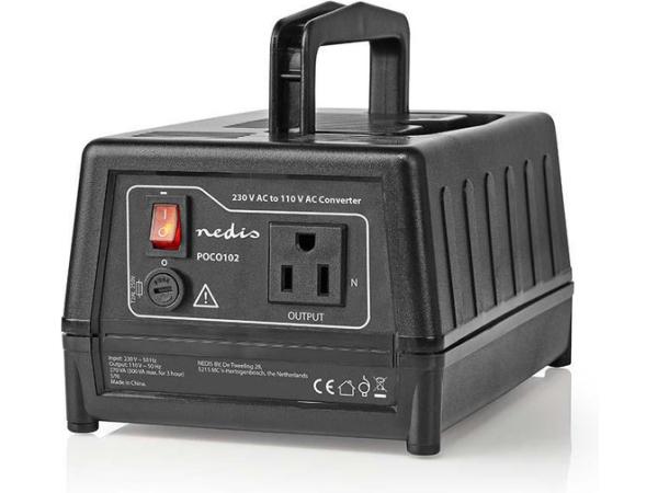 Nedis POCO102 Spanningsomvormer 230V → 110V – 300W – Geaard