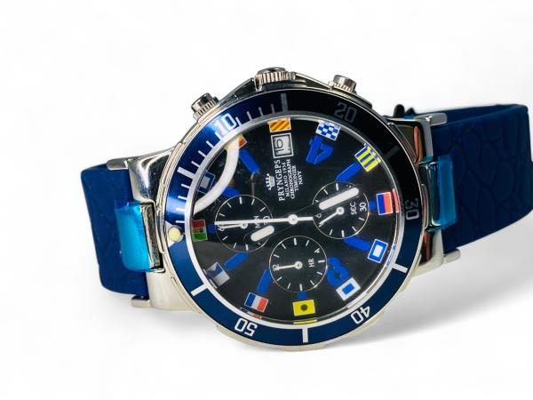 Pryngeps 'Navy' Chronograaf | Nautische Seinvlaggen | NOS