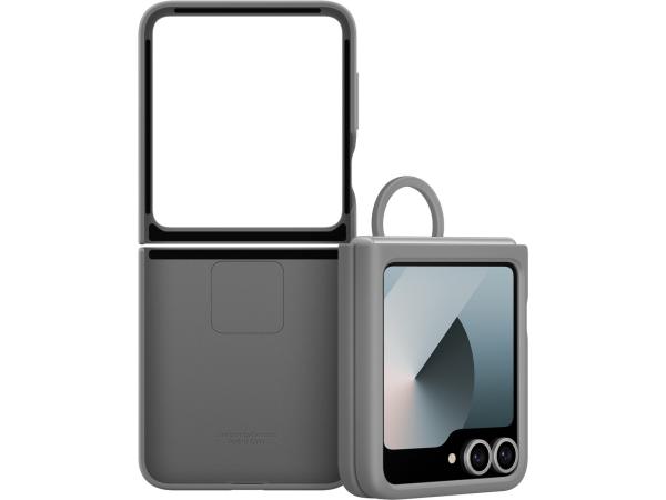 Samsung Galaxy Z Flip6 hoesje - Silicone Case - Grijs