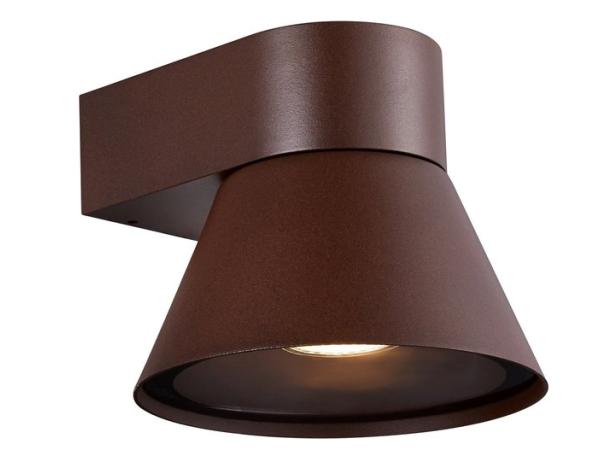 Nordlux Kyklop kegel wandlamp roestkleurig