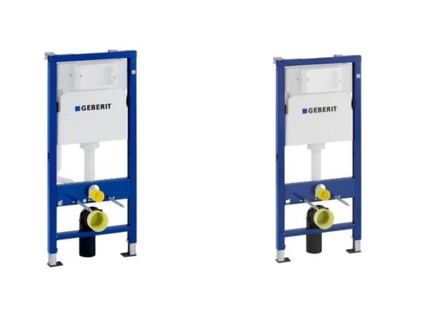 2 x Geberit Duofix Delta Inbouwreservoir met frame 