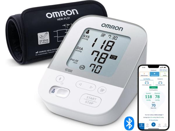 OMRON X4 Smart Bloeddrukmeter Bovenarm - met App