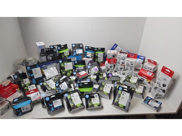 Diverse Inktcartridges HP, Canon, Brother (T.w.v 1.750 euro)