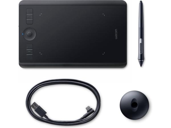 Wacom Intuos Pro S - Tekentablet - 157 x 98 mm - Zwart