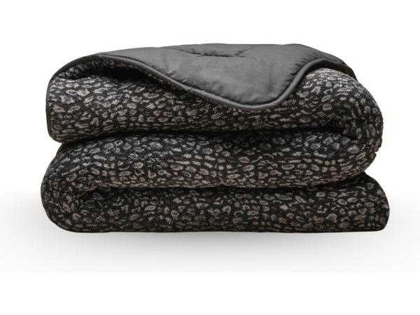Zelesta Teddybed Panter Anthracite 140x200