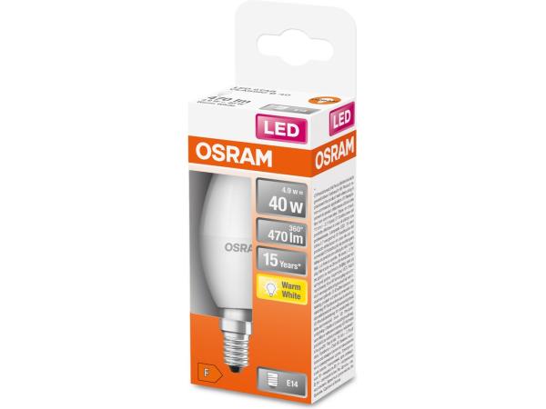 Osram LED E14 kaars 5,5 W warmwit