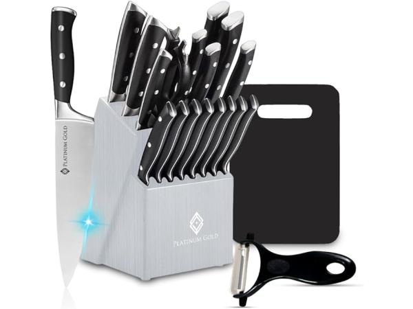 Platinum Gold - Messenset met blok | Set van 20