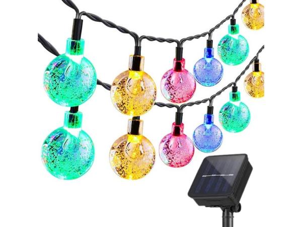 JPro Cristal 50 Multicolor Lichtsnoer Zonne-energie 7 Meter