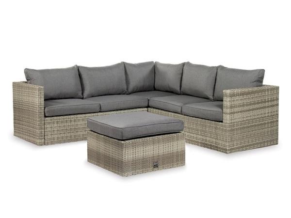 Hoek loungeset met Koffietafel (Inclusief alle kussens)