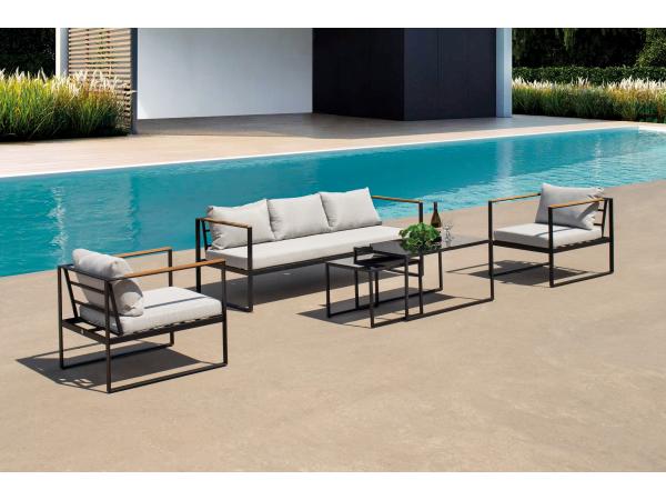 Loungeset Bellisa (Inclusief alle zit en rugkussens)