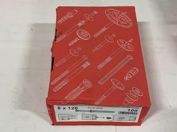5x Allfa pluggen 8x120mm 100 stuks