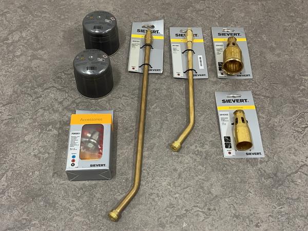 Sievert gasbrander toebehoren set 7-delig