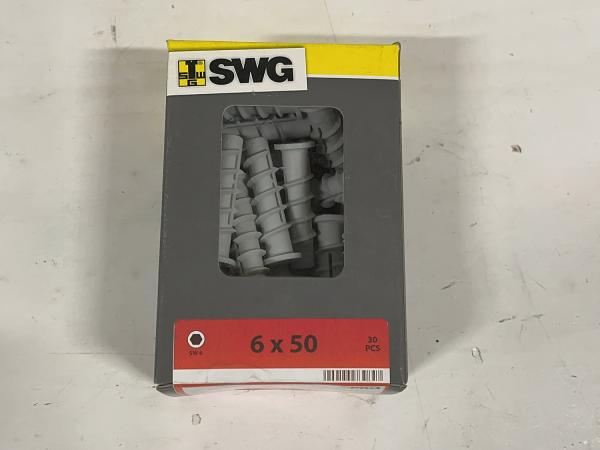 10x SWG cellenbeton plug ø6x50mm 30-pack
