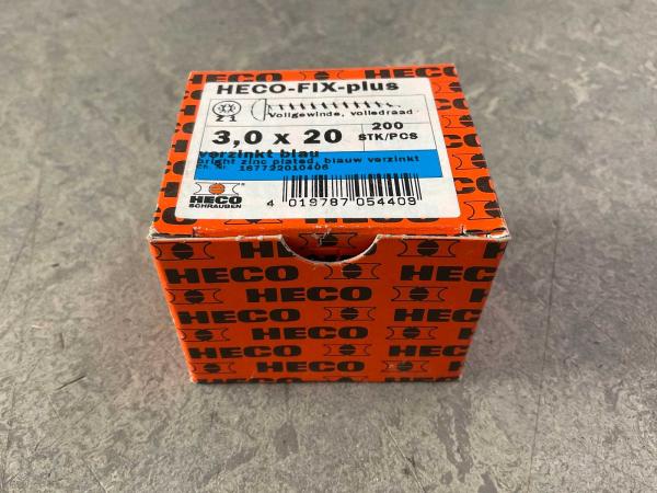 20x Heco spaanplaatschroef ø3x20mm 200-pack