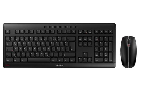 CHERRY Stream Desktop toetsenbord Incl. muis RF Draadloos