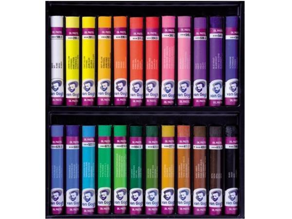 Van Gogh Basisset oliepastels met 24 kleuren