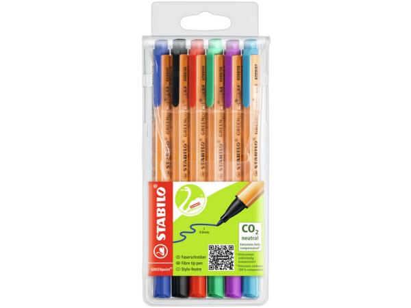STABILO GREENpoint - Hardtip Fineliner 0,8 mm
