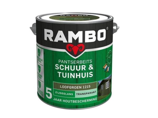 Rambo Pantserbeits Transparant 2,5 liter Loofgroen