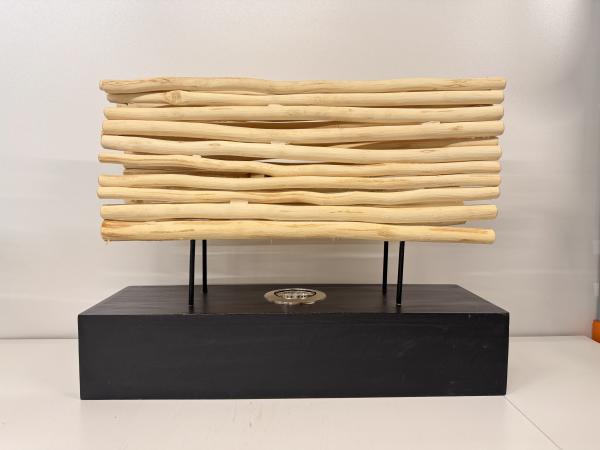 Houten tafellamp 50 cm
