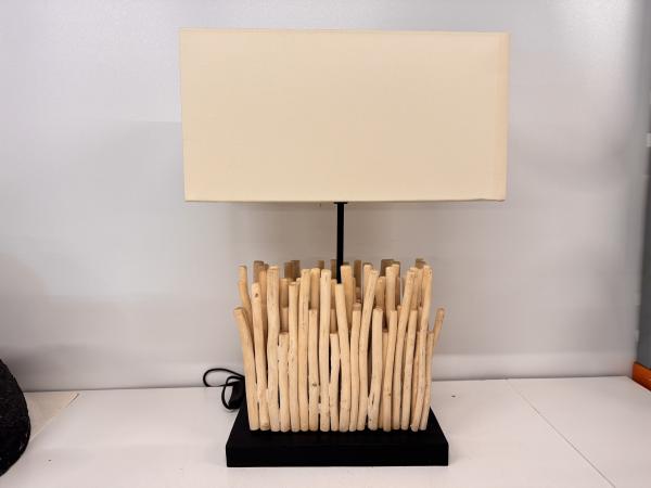Tafellamp drijfhout 55 cm