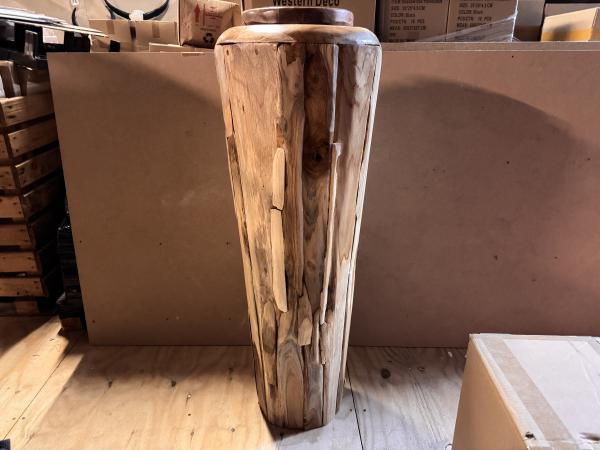 Acacia houten vaas 130 cm