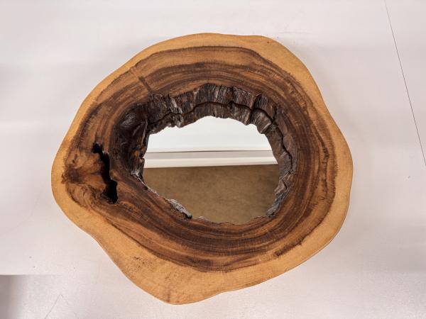 acacia houten spiegel 43 cm