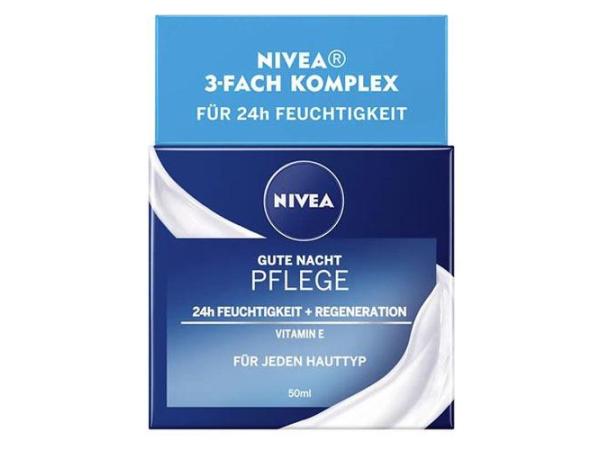 2x NIVEA Nacht Crème - Voor elk huidtype