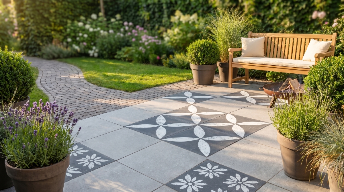 Sierbestrating en tuintegels