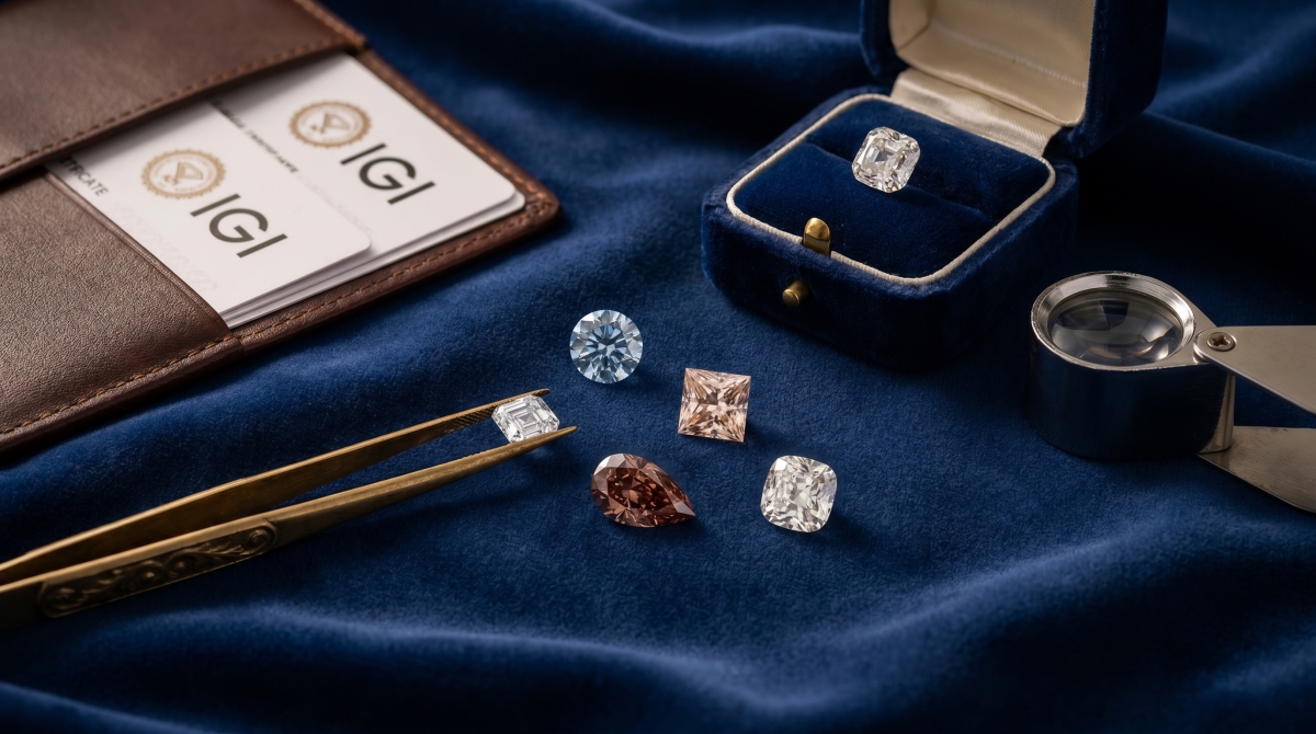 Diamant en Moissanite 